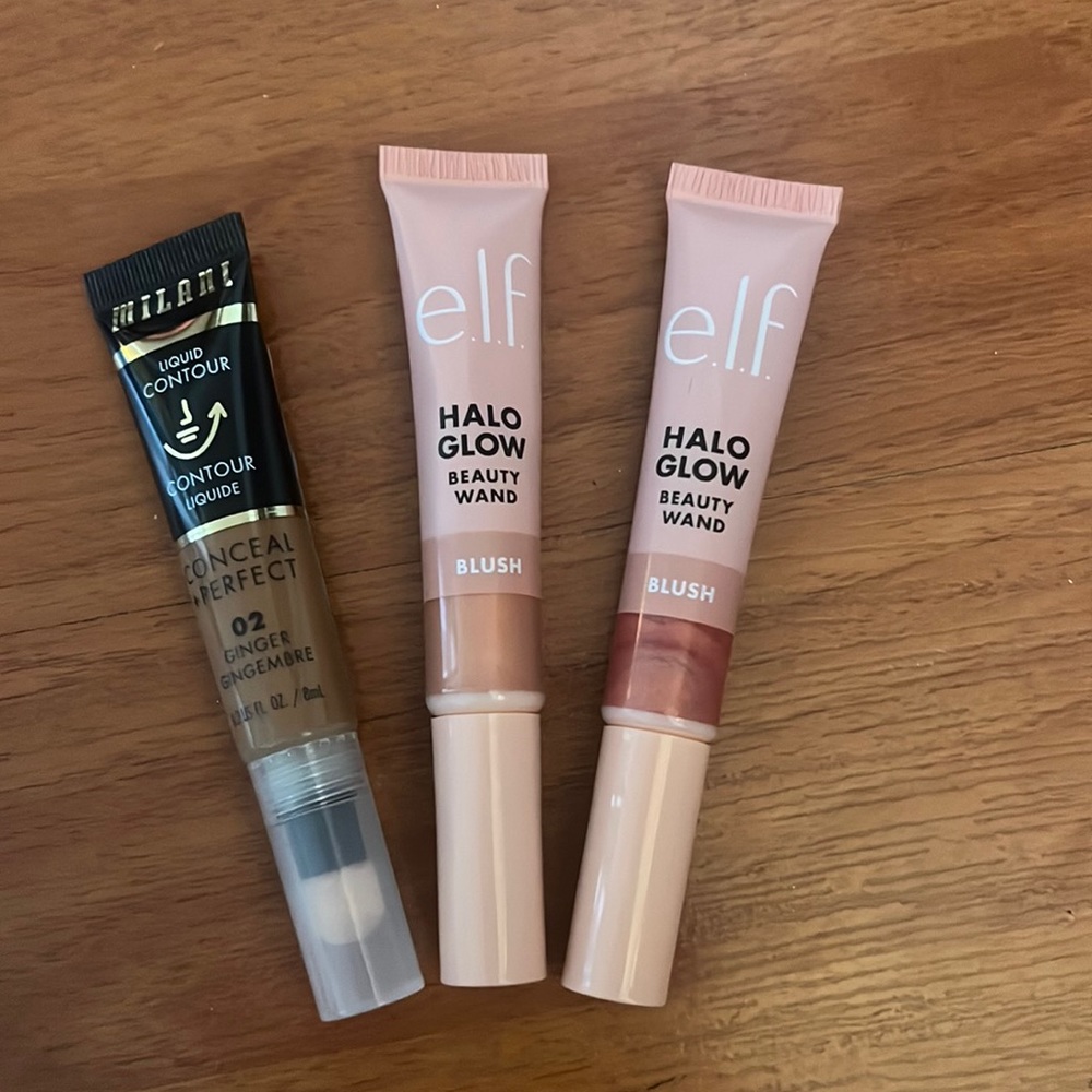 e.l.f. Halo Glow Beauty Wand Blushes - Peach & Rose (Set of 2)